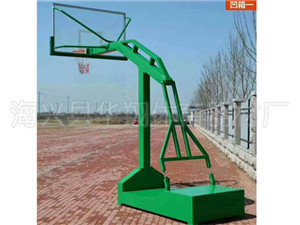 山东13凹箱篮球架背部展示
